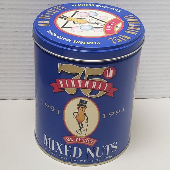 Planters Mr. Peanut 75th Anniversary Collectible Tin - Picture 1 of 6